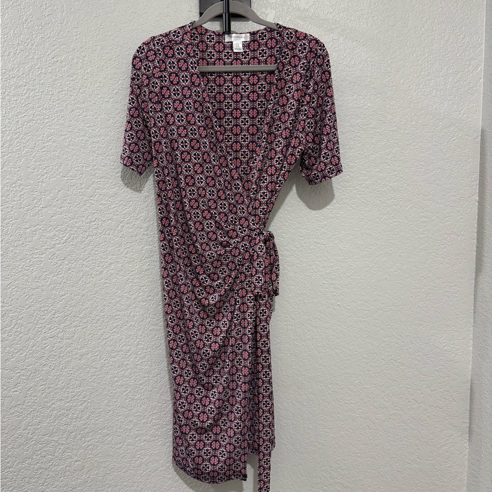 Motherhood Geometric Midi Dress